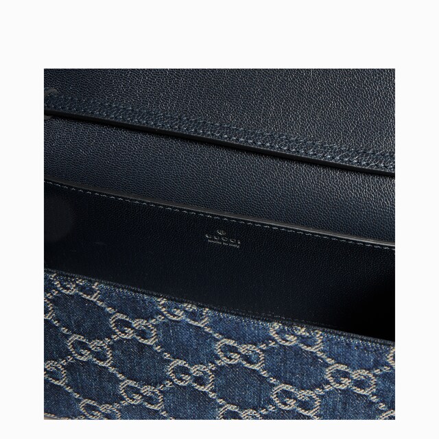 Small pouch with strap and Gucci plaque