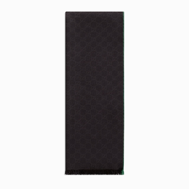 GG wool silk jacquard stole