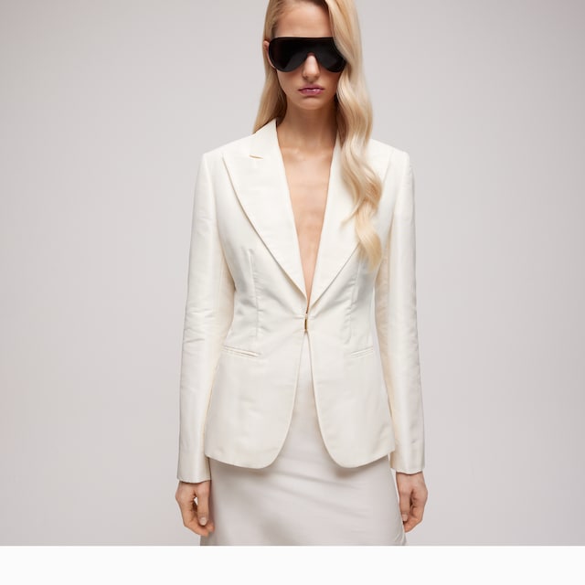 Fine silk faille jacket - image 3