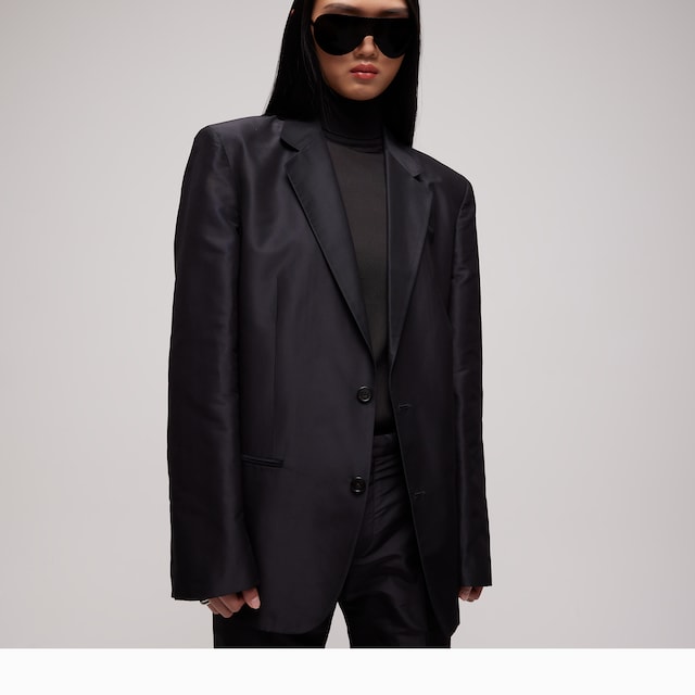 Fine silk faille jacket - image 2