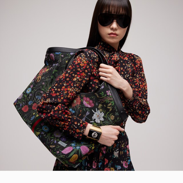 Gucci Giglio Flora large tote bag - image 3