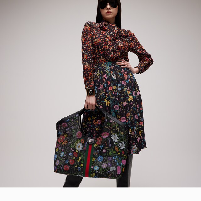 Gucci Giglio Flora large tote bag - image 2