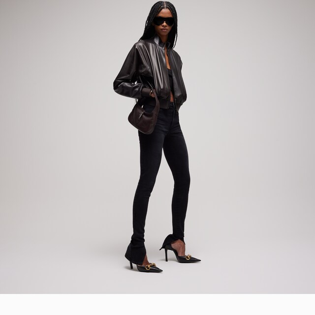 Soft nappa leather bomber jacket - image 2
