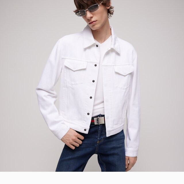 Cotton denim jacket - image 4
