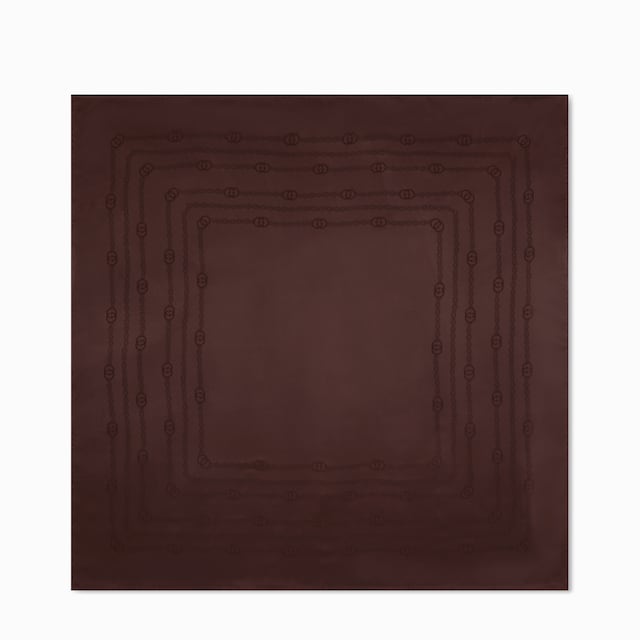 Interlocking G chain silk carré