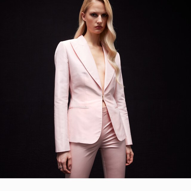 Fine silk faille jacket - image 5