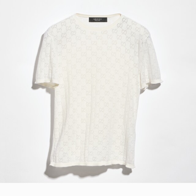 GG cotton devore T-shirt