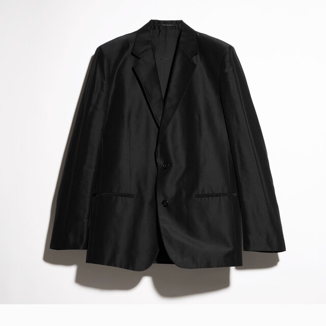 Fine silk faille jacket
