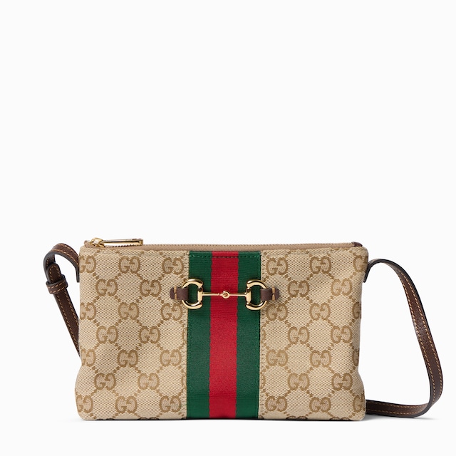 Gucci Horsebit Web small shoulder bag