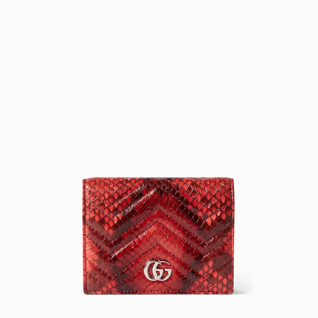 GG Marmont python small wallet