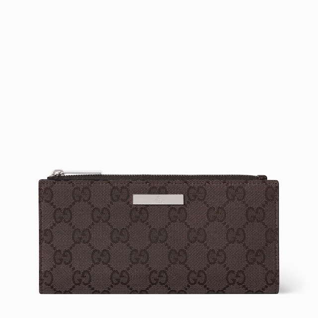 Long wallet with Gucci plaque