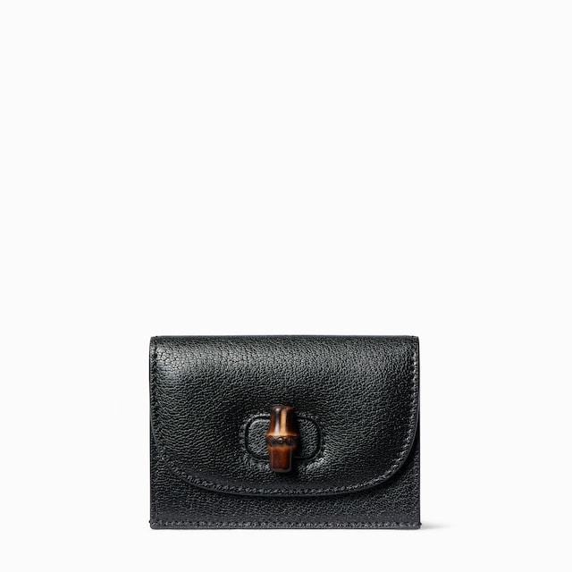 Card case with bamboo