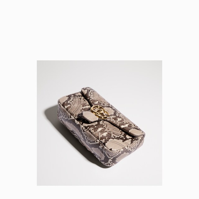 GG Marmont python medium shoulder bag - image 3