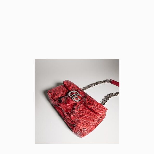 GG Marmont python mini shoulder bag - image 2