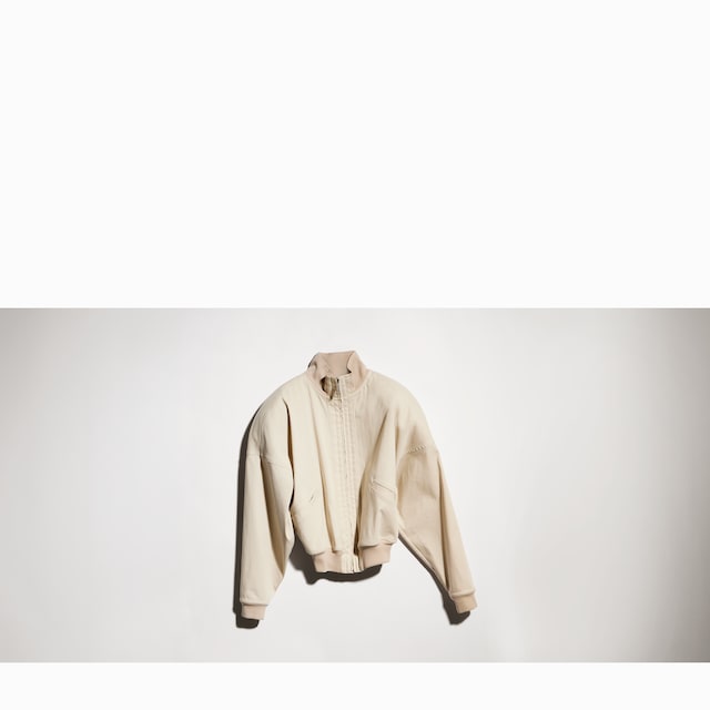 Silk poplin zip jacket - image 3