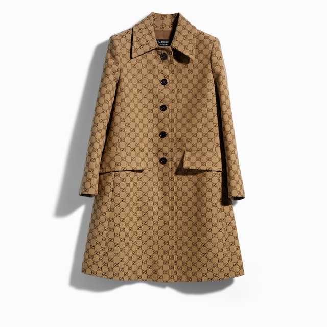 Cappotto in tessuto di cotone GG