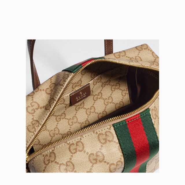 Mini boston bag with Web - image 3