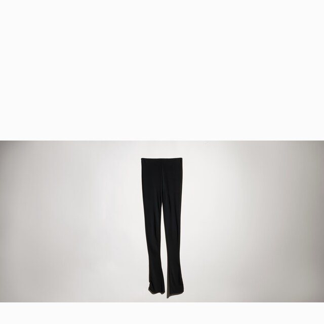 Crepe jersey pants