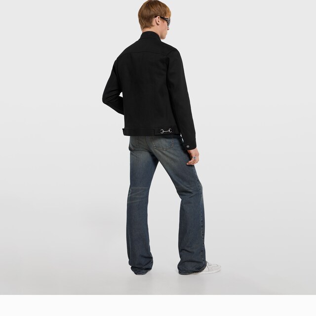 Cotton denim jacket with Horsebit - image 2