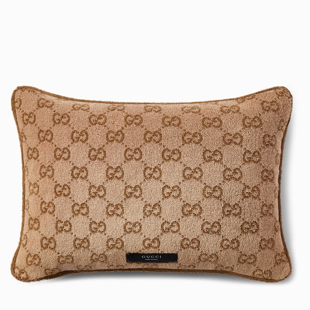 GG cotton rectangular cushion