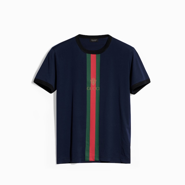 Camiseta de punto de algodón con estampado