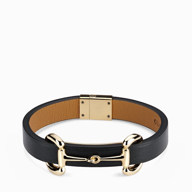 Lederarmband mit Horsebit