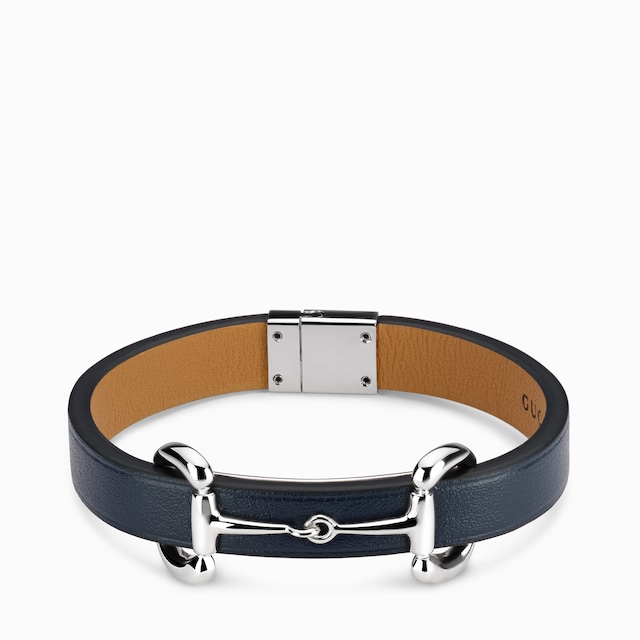 Lederarmband mit Horsebit