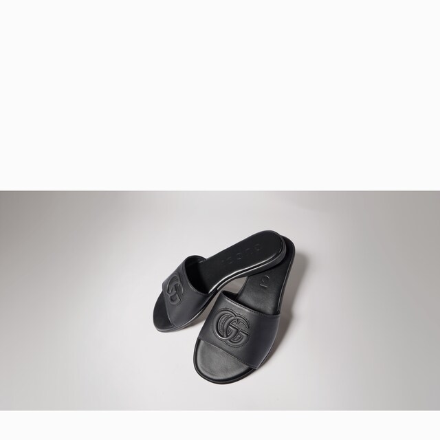 Women's slide sandal with Double G - image 3