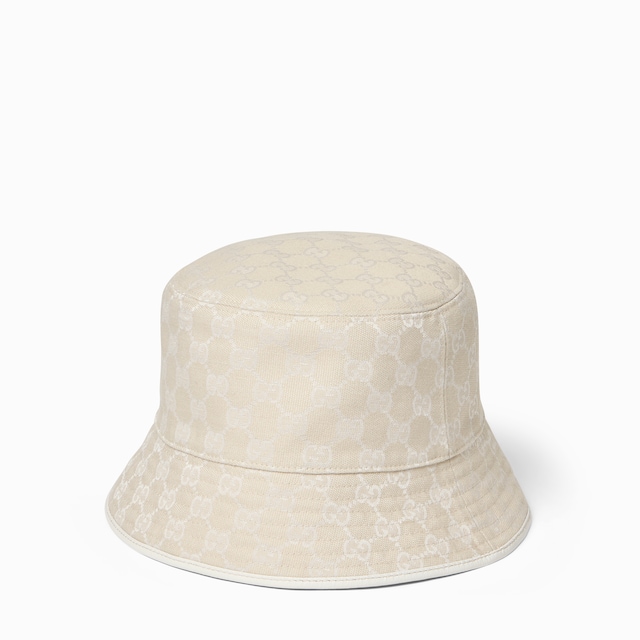 Reversible GG cotton canvas bucket hat