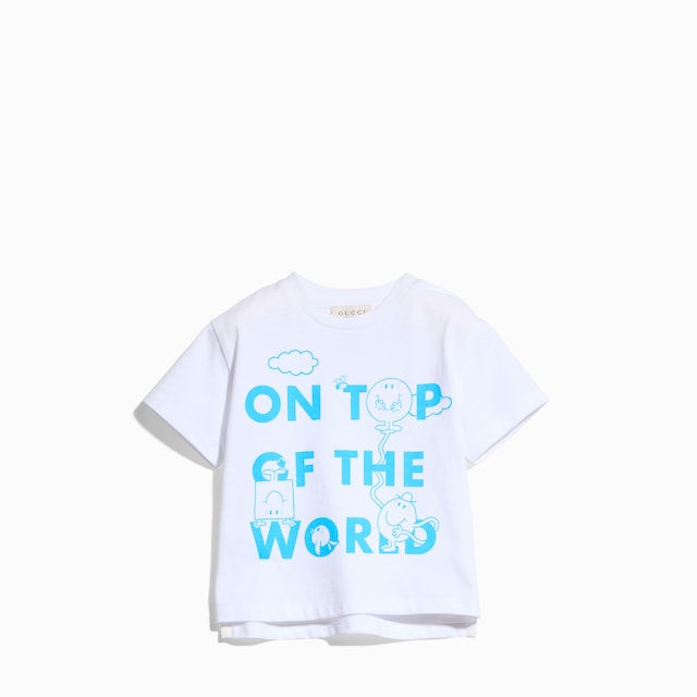 〔ベビー〕プリント コットンジャージー Tシャツ