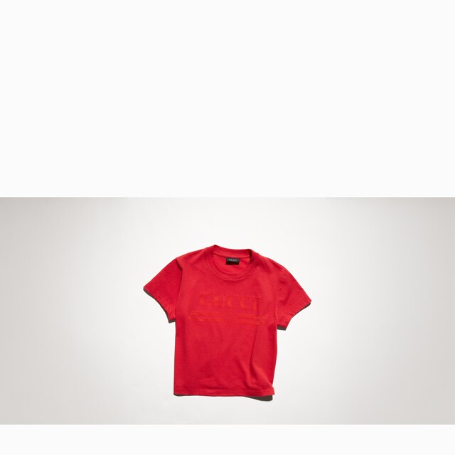 Cotton jersey T-shirt with print - image 2