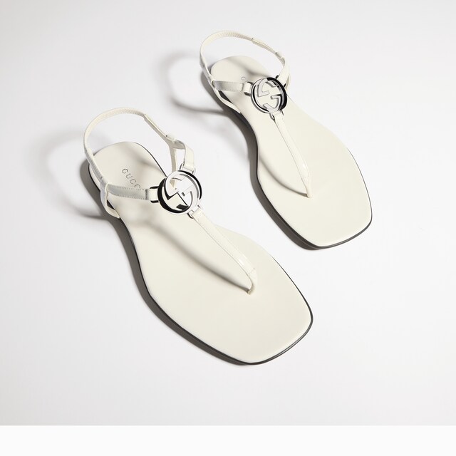 Women's thong sandal with Interlocking G - image 2