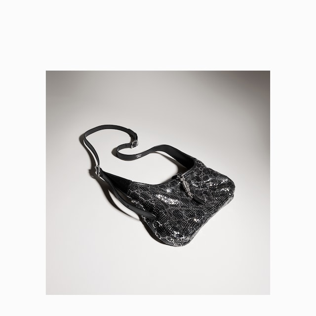 Jackie Slim metallic evening bag - image 4