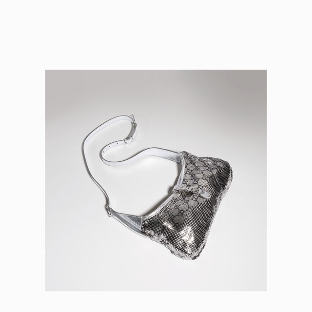 Jackie Slim metallic evening bag - image 4