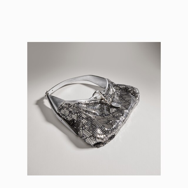 Jackie Slim metallic evening bag - image 4