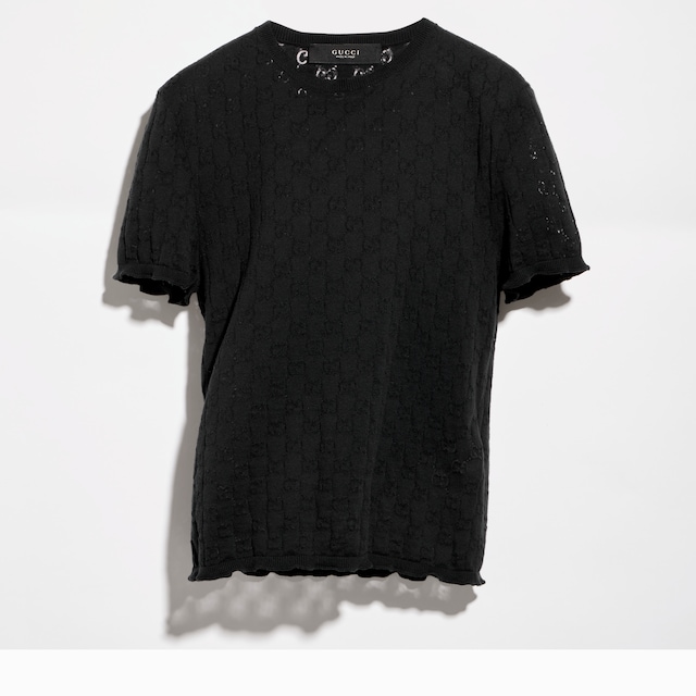GG cotton devore T-shirt - image 2