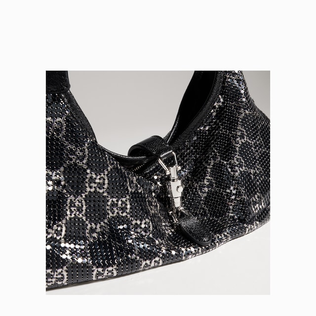 Jackie Slim metallic evening bag - image 3