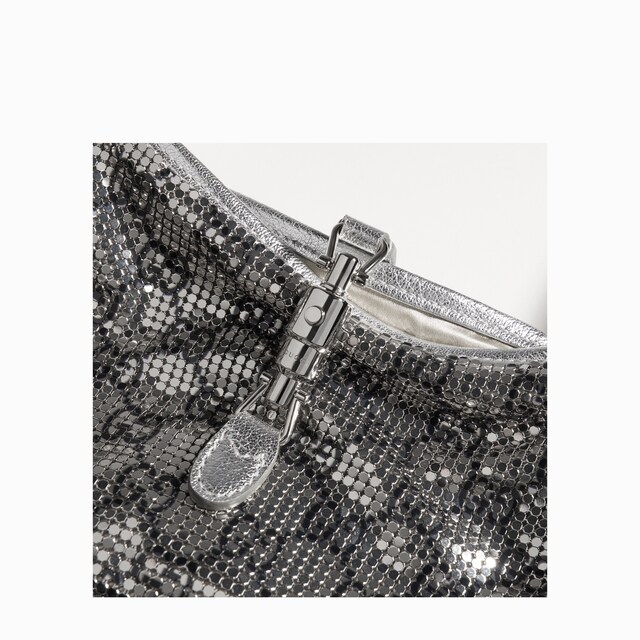 Jackie Slim metallic evening bag - image 3