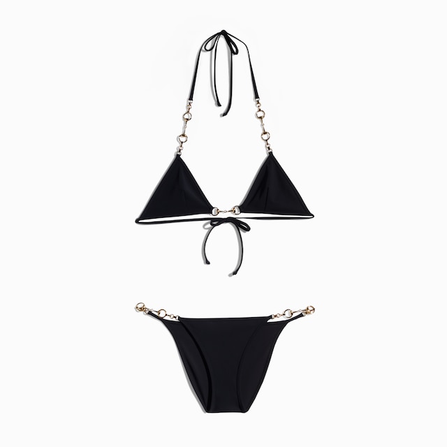 Bikini en jersey stretch avec Horsebit