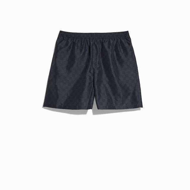 Printed nylon swimshorts