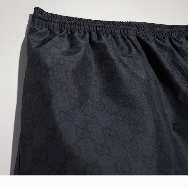 Printed polyester poplin swim shorts - image 3