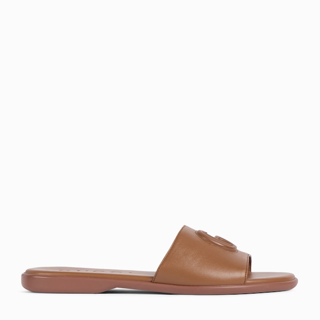 Women's slide sandal with Double G