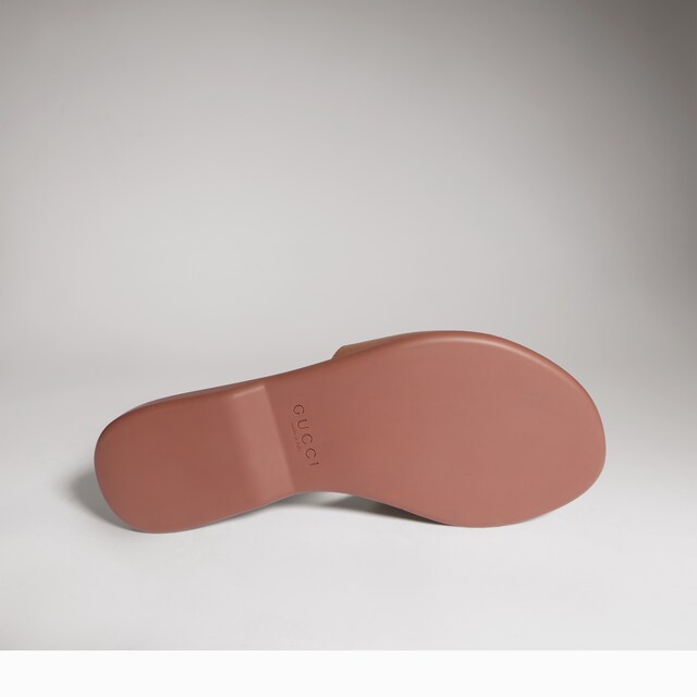 Women's slide sandal with Double G - image 2