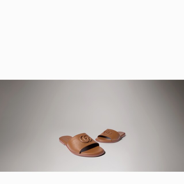 Women's slide sandal with Double G - image 4