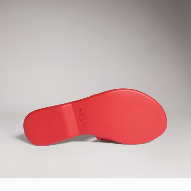 Women's slide sandal with Double G - image 3