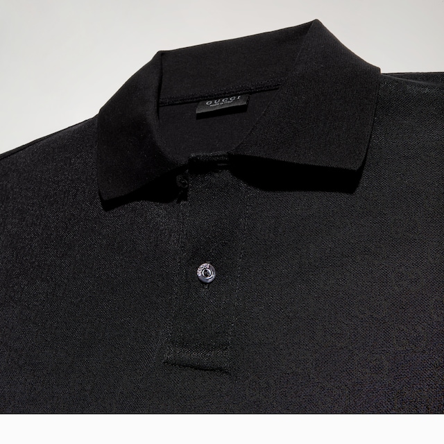 GG technical jersey jacquard polo shirt