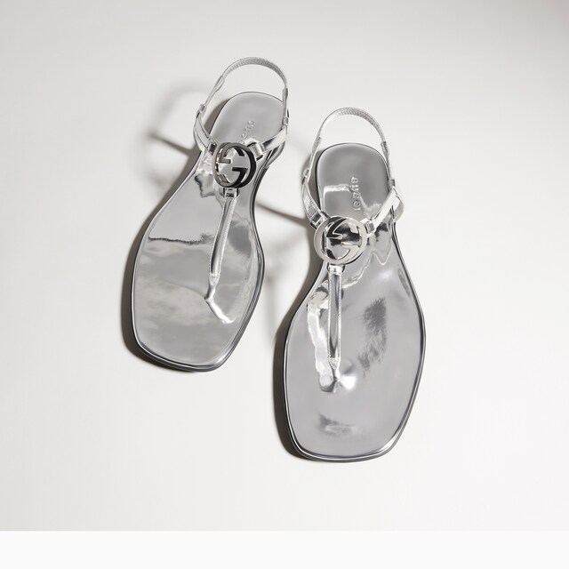 Women's thong sandal with Interlocking G - image 2