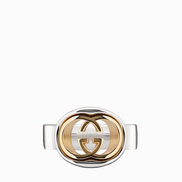 Gucci Interlocking cut-out ring
