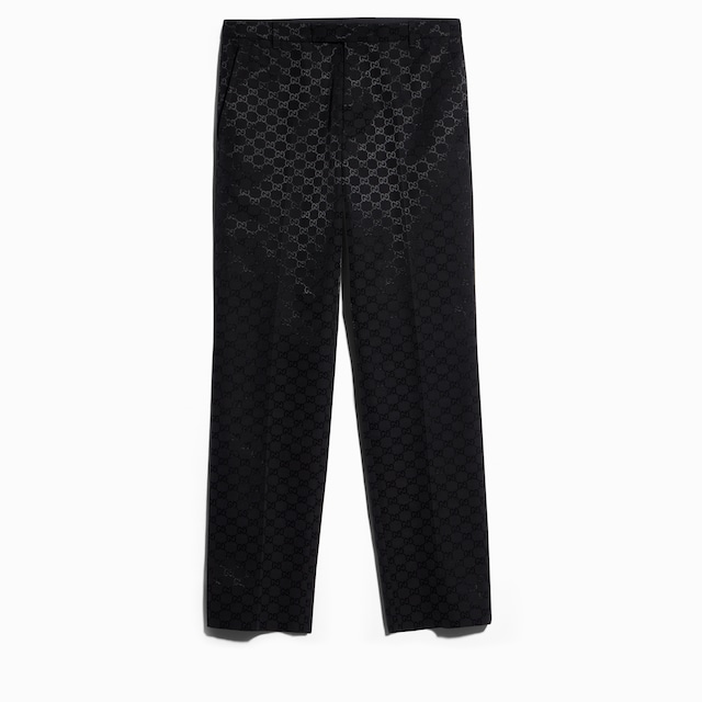 GG light faille pants