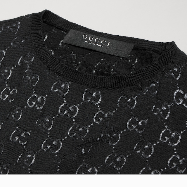 GG cotton devore T-shirt